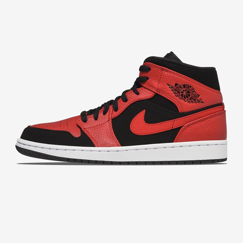 Air Jordan 1 Mid ''Black/Red''